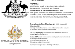 SAME SEX MARRIAGE OR EQUALITY…BRIDGING THE DIVIDE*